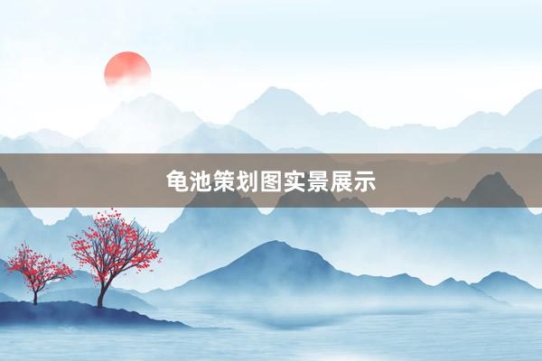 龟池策划图实景展示